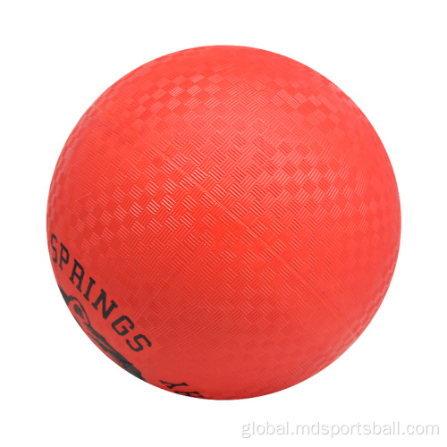 10 Inch Playground Ball 10 inch red rubber ball dodgeball playground ball Manufactory